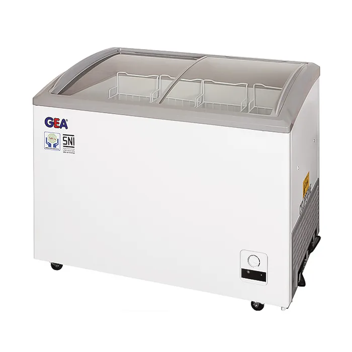 GEA Sliding Curved Glass Freezer SD-303