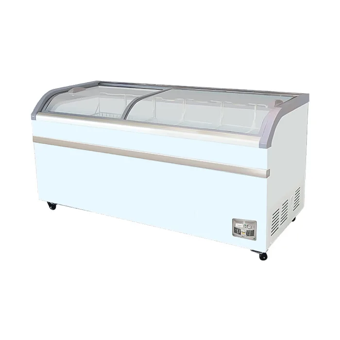 GEA Sliding Curved Glass Freezer SD-700BY