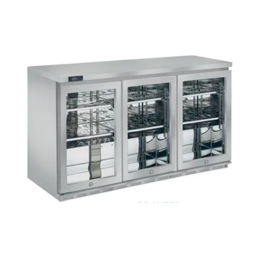 GEA Stainless Steel Back Bar Bottle Cooler BB-W5T3