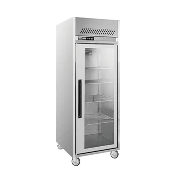 GEA Stainless Steel Glass Door Upright Chiller M-RW8U1G