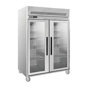 GEA Stainless Steel Glass Door Upright Chiller M-RW8U2GG