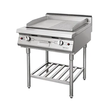GETRA Gas Open Griddle & Broiler with Stand RPD-4B