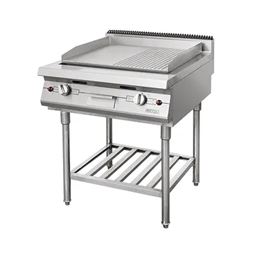 GETRA Gas Open Griddle & Broiler with Stand RPD-4B
