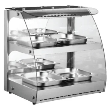GETRA Food Warmer with Front & Rear Sliding Doors RTR-2D