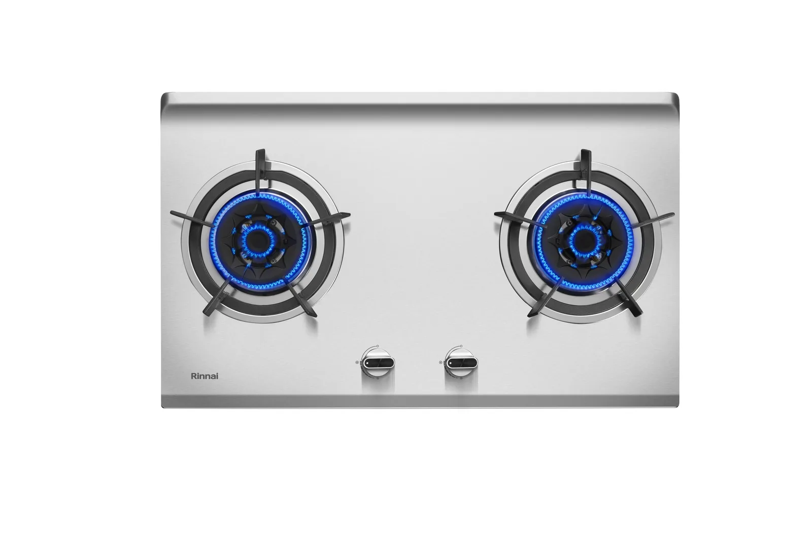 Kompor Tanam Gas Rinnai 2 Tungku - Stainless Steel RB-782S